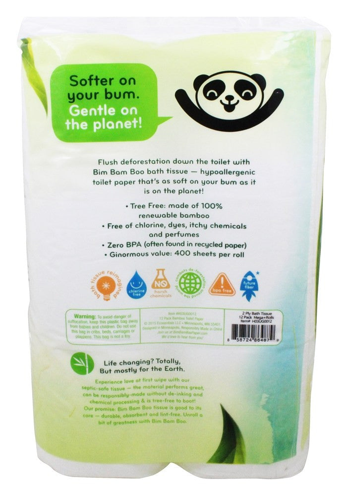 BMBOO BATHROOM TISSUE ( 8 X 12 CT   )
