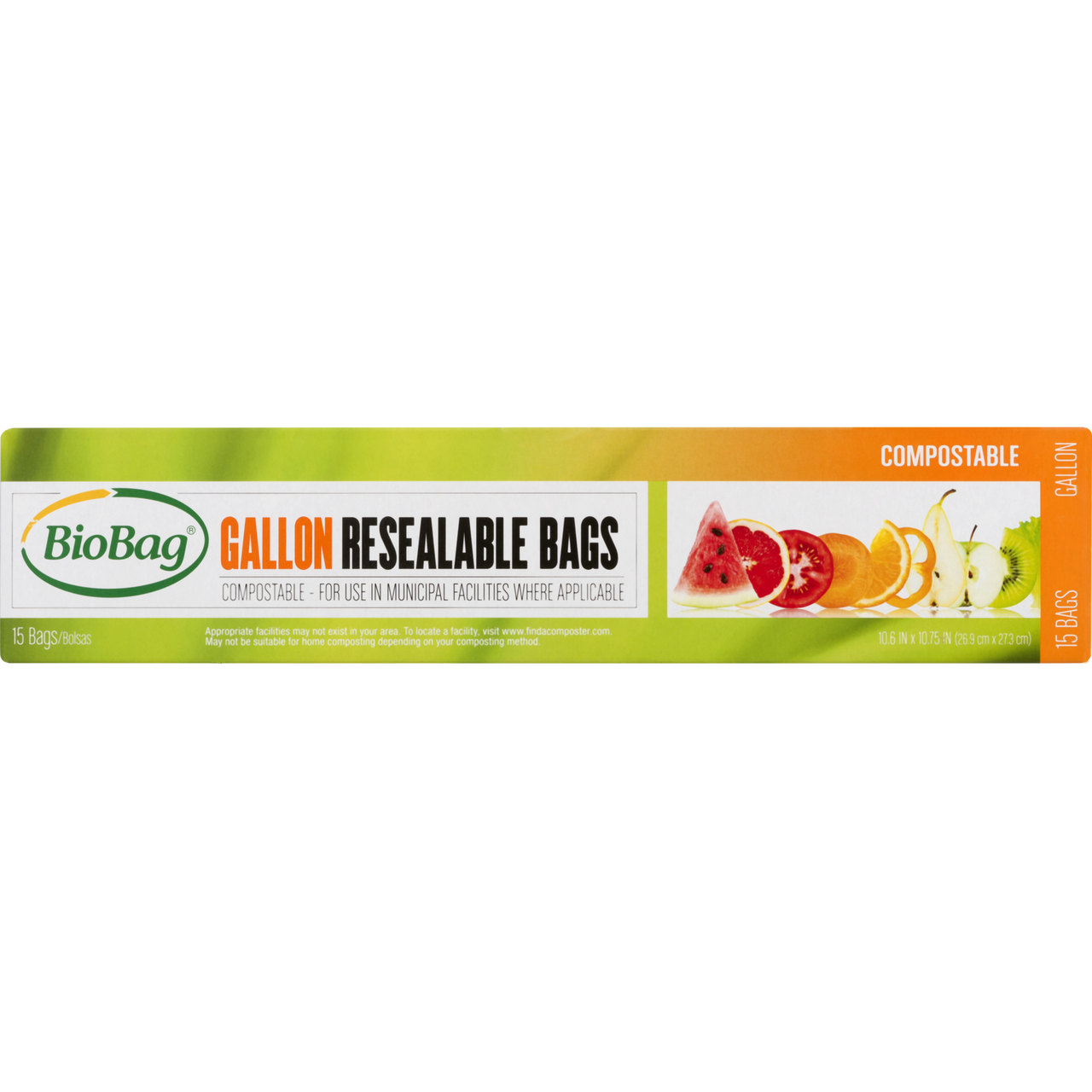 BIOBAG GALLON RESEAL BAG ( 12 X 15 CT   )-3