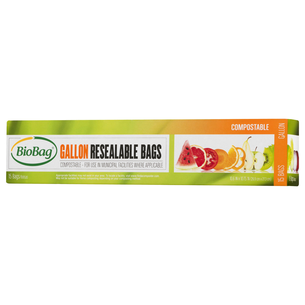 BIOBAG GALLON RESEAL BAG ( 12 X 15 CT   )-2