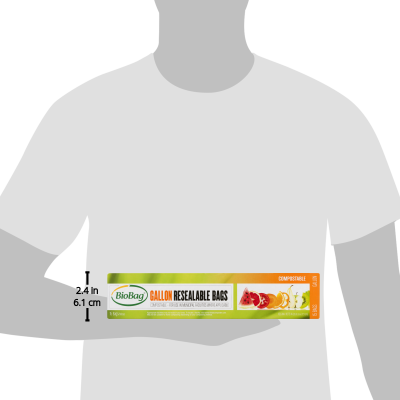 BIOBAG GALLON RESEAL BAG ( 12 X 15 CT   )-6